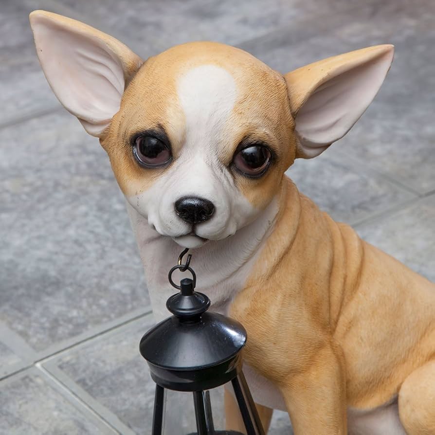 Amazon.com: Bits and Pieces - Dog Solar Lantern Statue